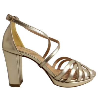 HIGH HEEL SANDALS    GOLD 1932