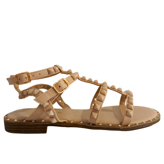 ΓΥΝΑΙΚΕΙΑ ΠΑΠΟΥΤΣΙΑ FLAT SANDALS ΜΠΕΖ  1719