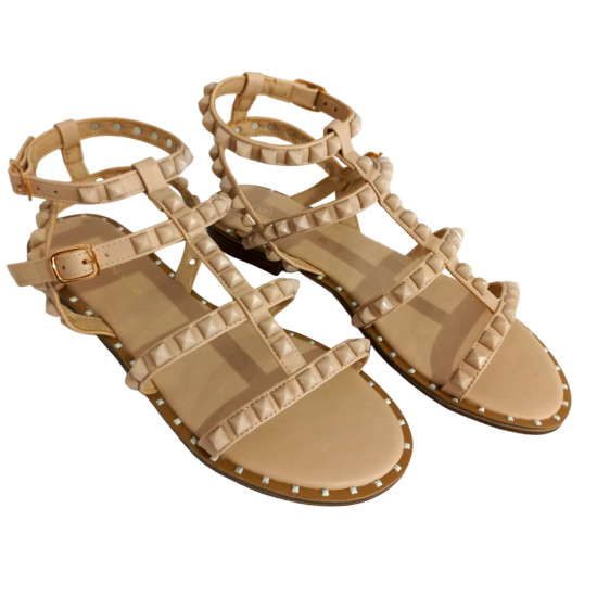 ΓΥΝΑΙΚΕΙΑ ΠΑΠΟΥΤΣΙΑ FLAT SANDALS ΜΠΕΖ  1719