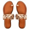 ΓΥΝΑΙΚΕΙΑ ΠΑΠΟΥΤΣΙΑ FLAT SANDALS ΧΡΥΣΟ 1736