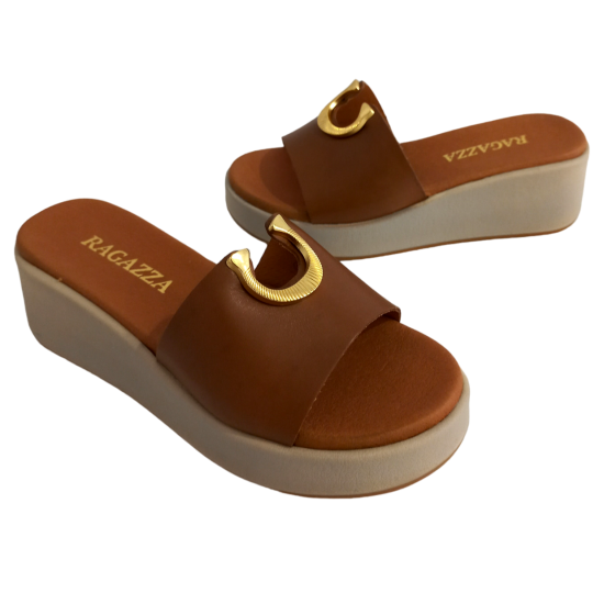 ΓΥΝΑΙΚΕΙΑ ΠΑΠΟΥΤΣΙΑ FLAT SANDALS ΤΑΜΠΑ RAGAZZZA