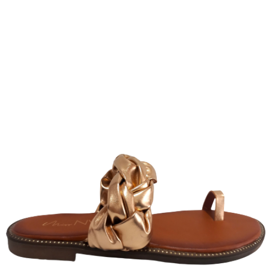 ΓΥΝΑΙΚΕΙΑ ΠΑΠΟΥΤΣΙΑ FLAT SANDALS ΧΡΥΣΟ 1736