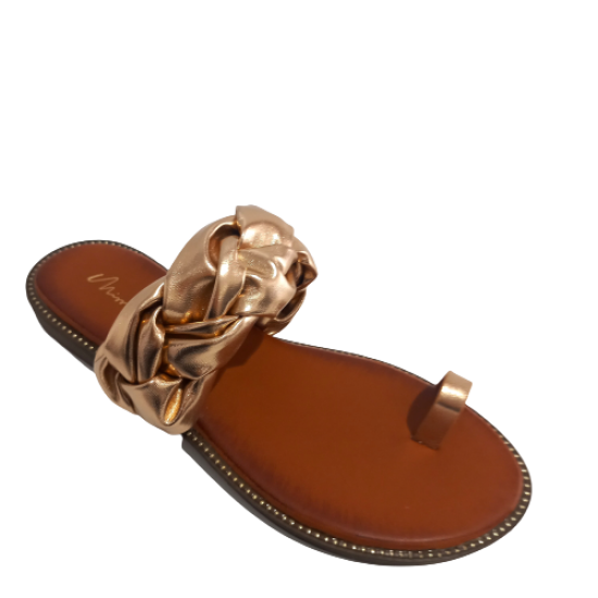 ΓΥΝΑΙΚΕΙΑ ΠΑΠΟΥΤΣΙΑ FLAT SANDALS ΧΡΥΣΟ 1736