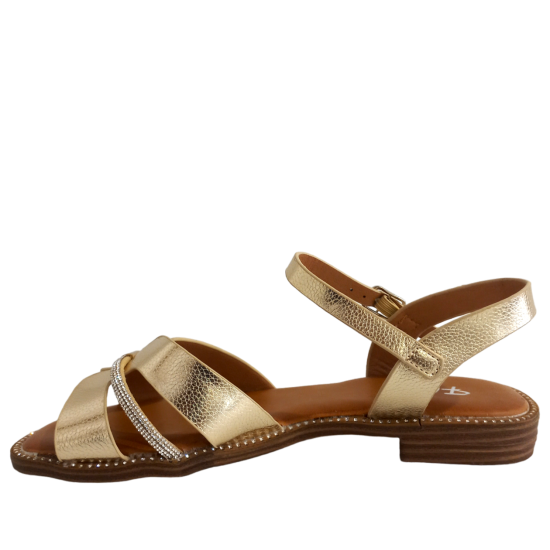 ΓΥΝΑΙΚΕΙΑ ΠΑΠΟΥΤΣΙΑ FLAT SANDALS ΧΡΥΣΟ