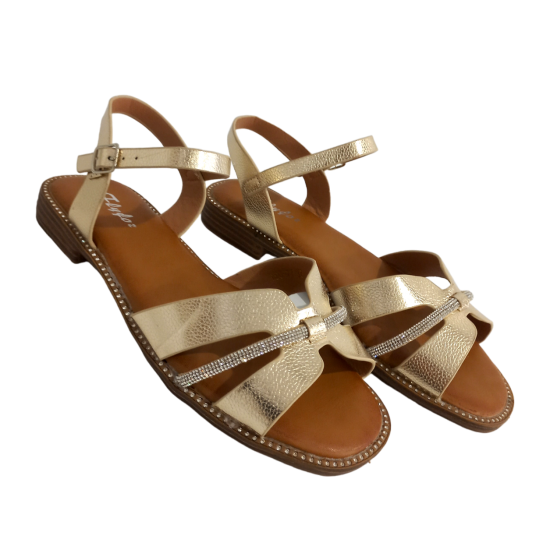 ΓΥΝΑΙΚΕΙΑ ΠΑΠΟΥΤΣΙΑ FLAT SANDALS ΧΡΥΣΟ